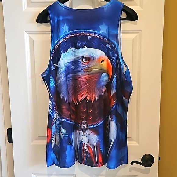 NWOT Native American Eagle Tank Top, Multicolor, XXL - Picture 3 of 5